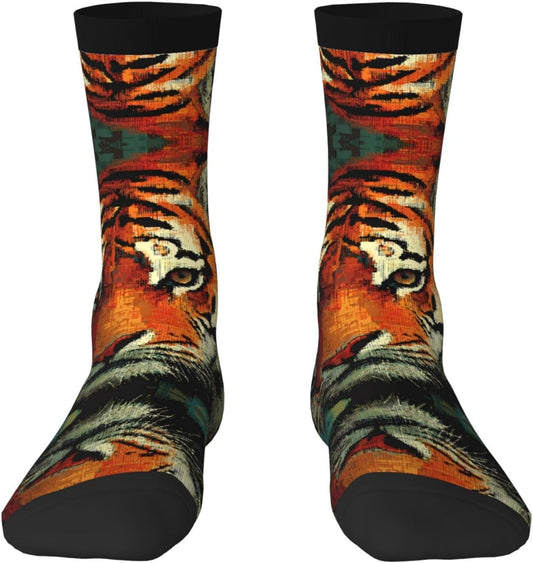 Chaussettes de sport: à motifs, respirant