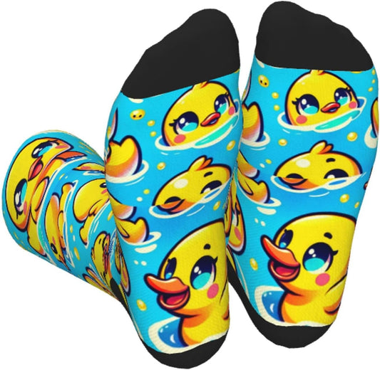 Chaussettes fantaisie: unisexe, hauteur mi-mollet, à motifs, pour pieds et jambes, vert