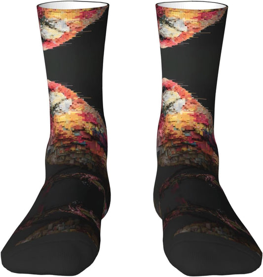 Chaussettes de sport: à motifs, respirant