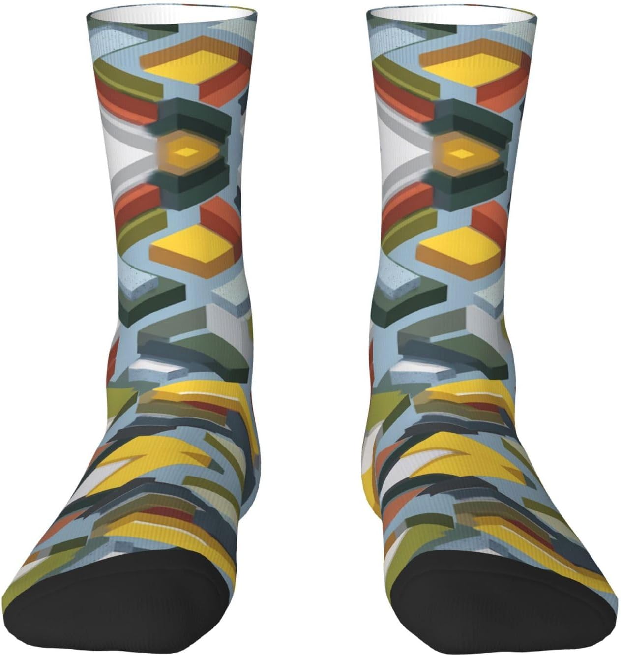 Chaussettes de sport – à motifs, respirant